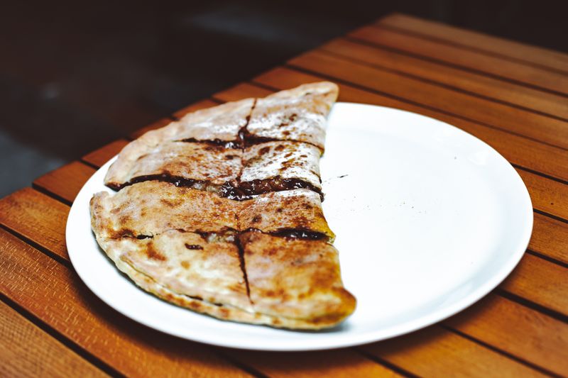 Nutella Calzone dessert papaginos